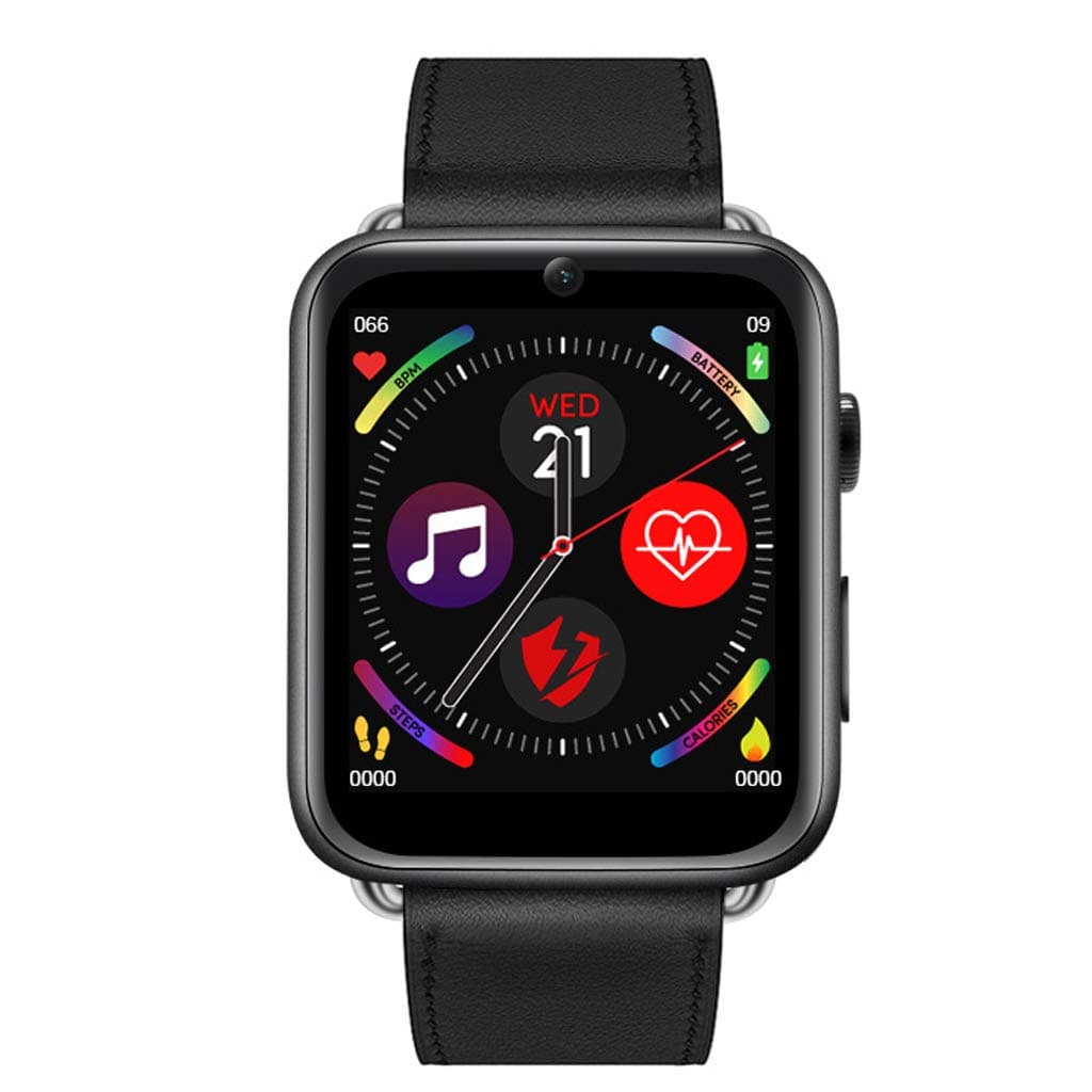 Android Smart Watch, LEM10 4G Android 7.1 OS Smart Watch 3GB + 32GB GPS WiFi 700mAh Big Battery 1.82-inch IPS Screen Smartwatch Health Monitoring,Black