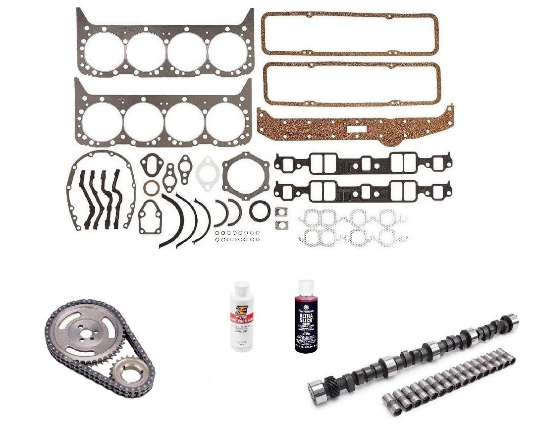 Engine Pro Stage 3 HP Camshaft Install Kit for 1967-1979 Chevrolet SBC 350 5.7L .447/.447 Lift