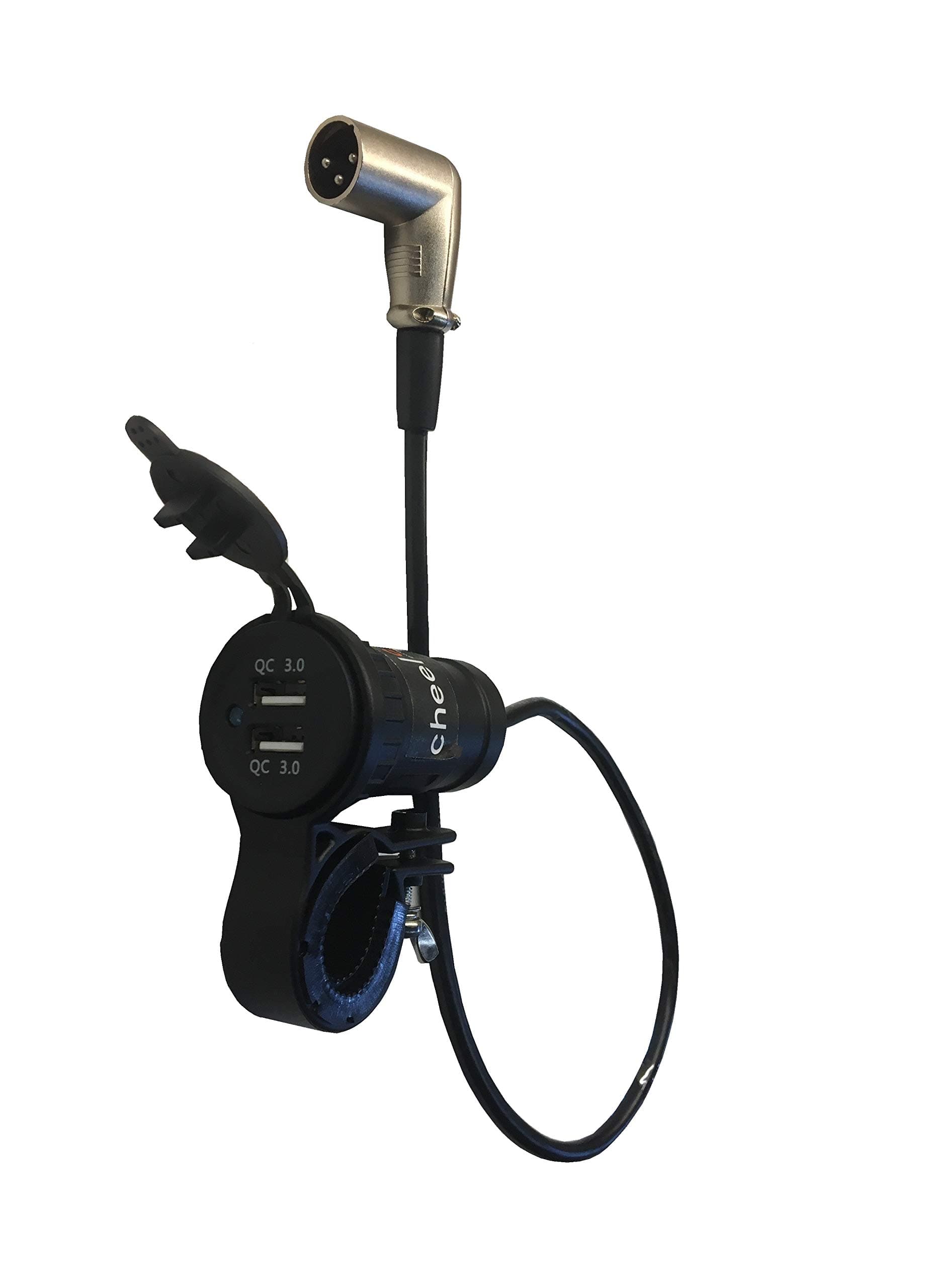 USB/XLR 0.5m, Fast Charge Right Angle XLR Plug