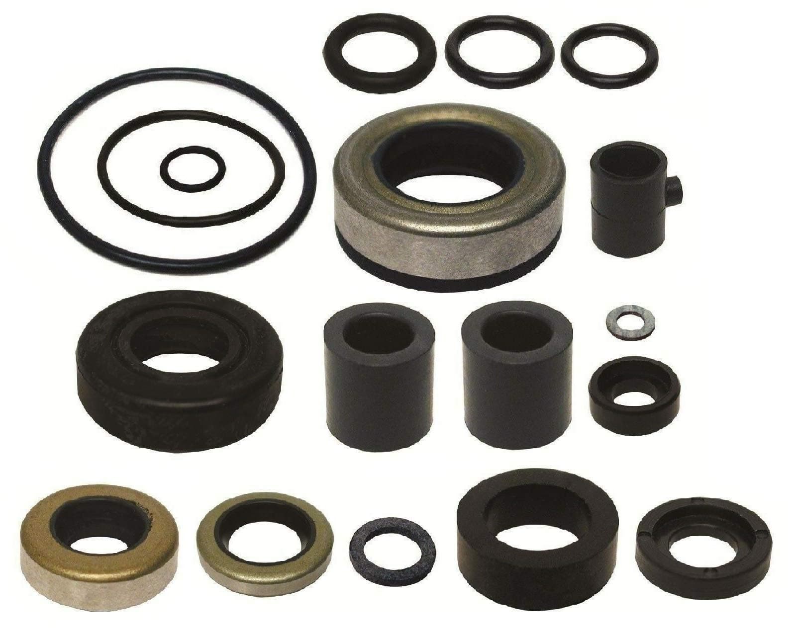 GLM Lower Unit Gearcase Seal Kit for Mercury 4, 4.5, 7.5, 9.8 Hp Replaces 18-2628, 26-77066A1 Read Product Description for Exact Applications