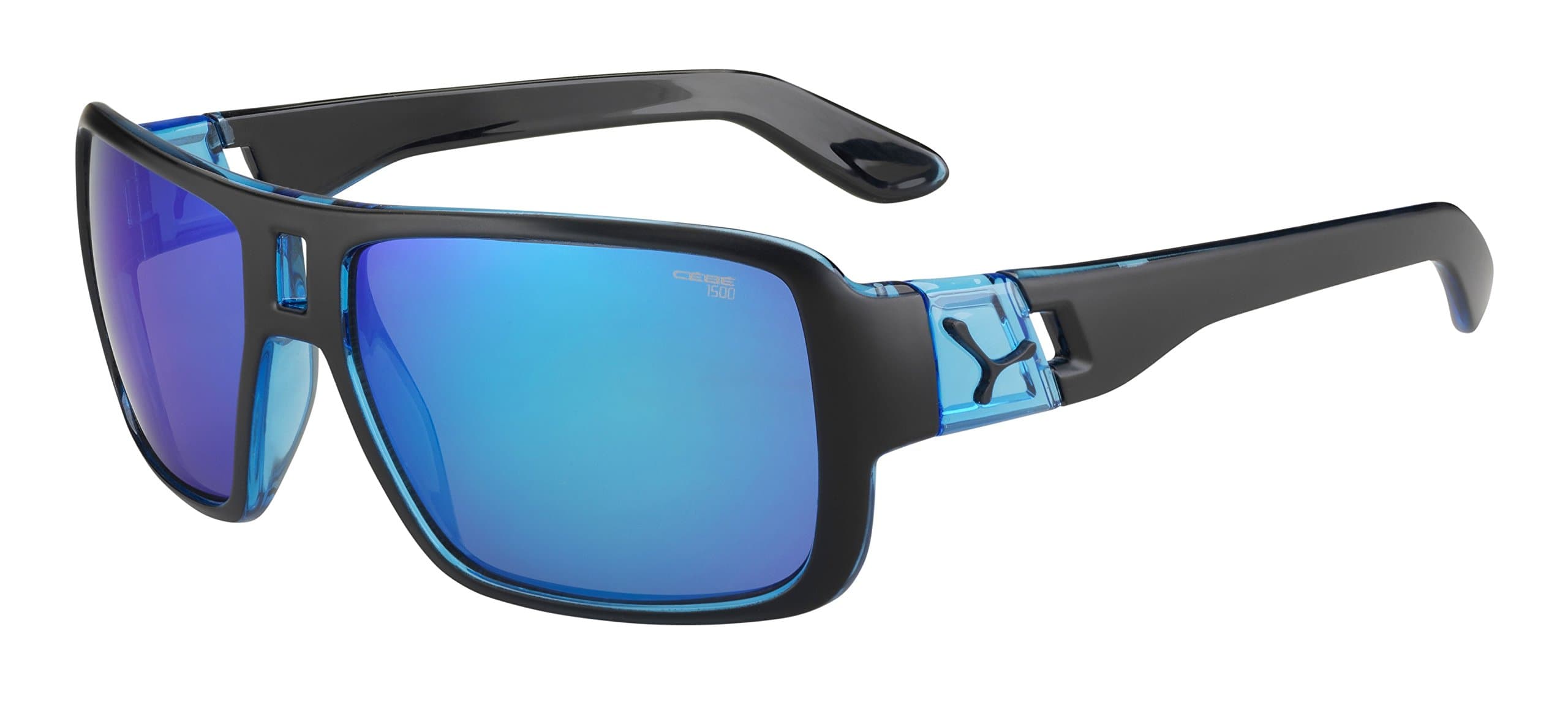 Cebe CBLAM6 L.A.M Matt Black 1500 Grey Flash Mirror Blue Sunglasses