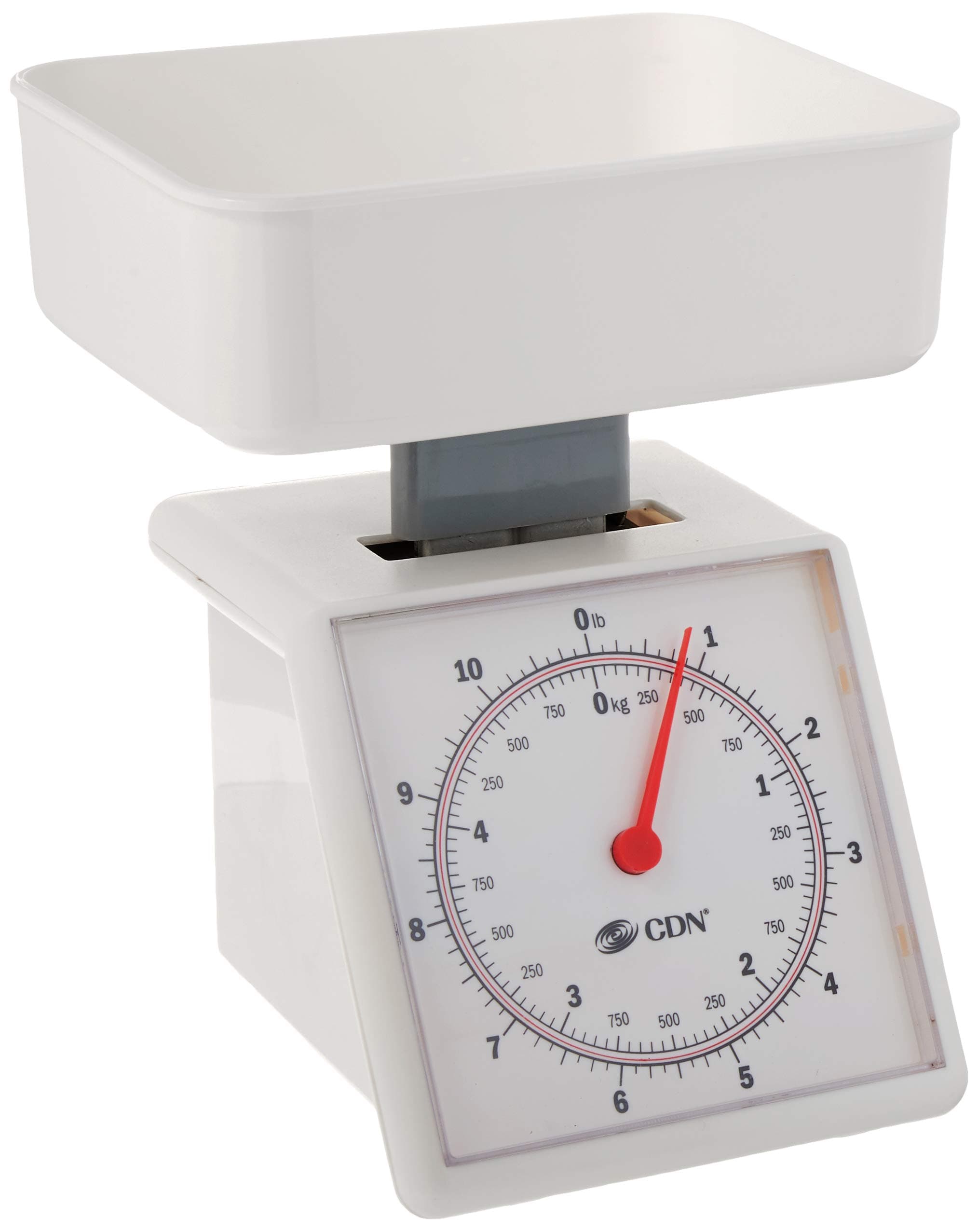 CDN Mechanical Kitchen Food Scale, 11 Lb, White