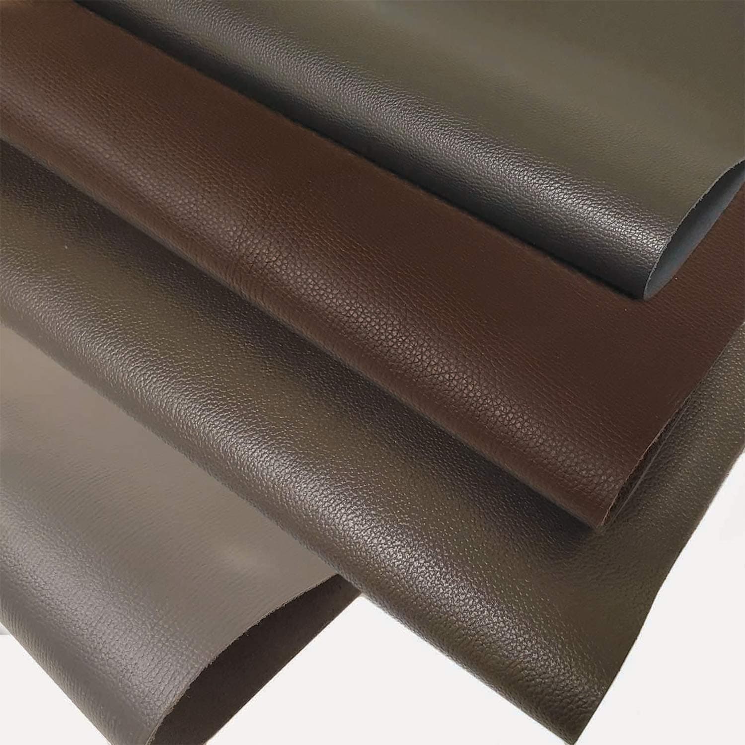 INCIRCLE Tooling Leather Square – Real Cow Skins, 2.2 Square FEET Grade “A” for All Patch, Crafts & Arts (Brown)