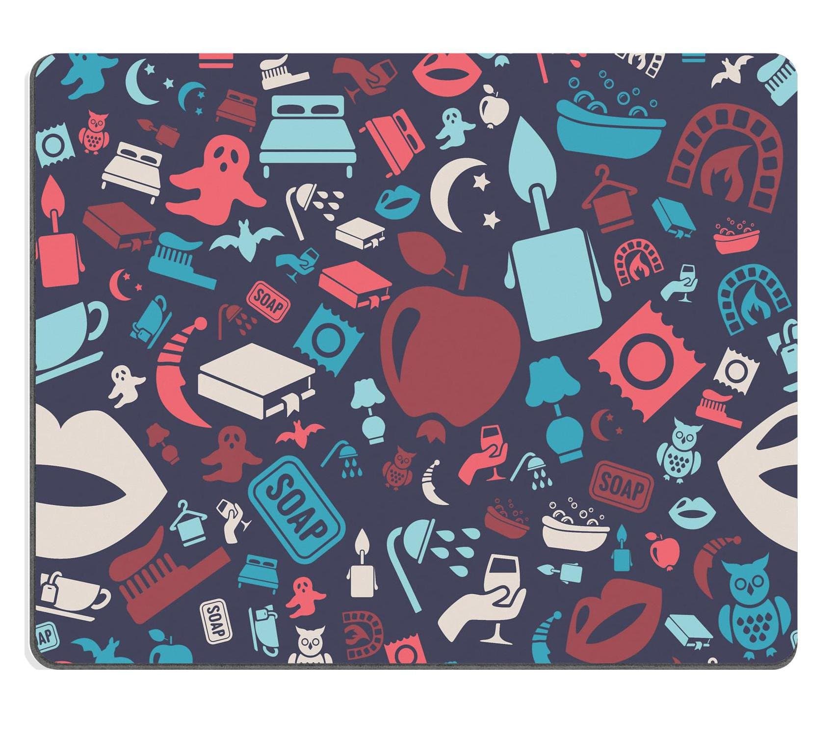 Luxlady Gaming Mousepad ID: 41070132 evening seamless pattern
