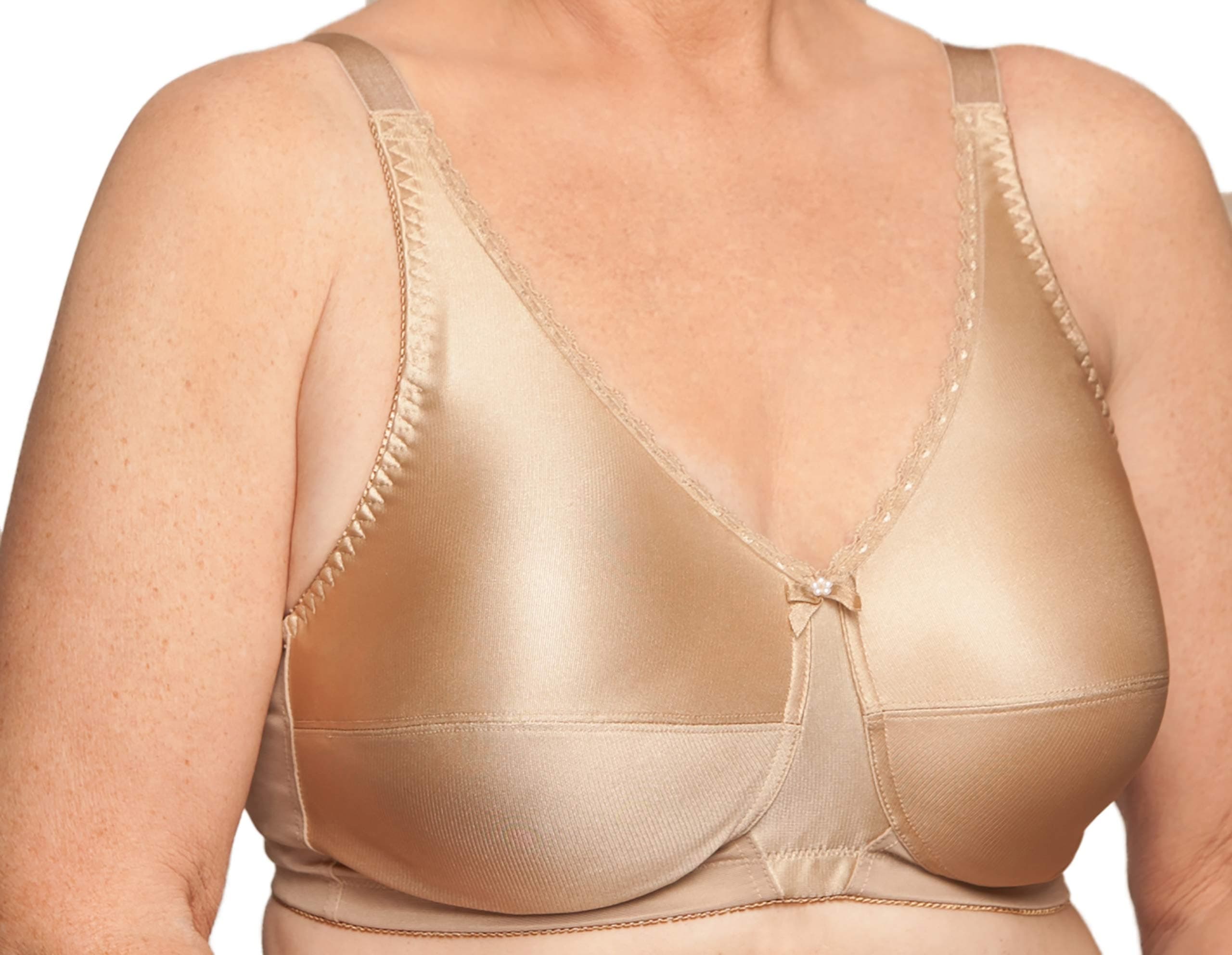 Nearly Me -#630 Plain Soft Cup Mastectomy Pocket Bra (Multiple Sizes & Colors)
