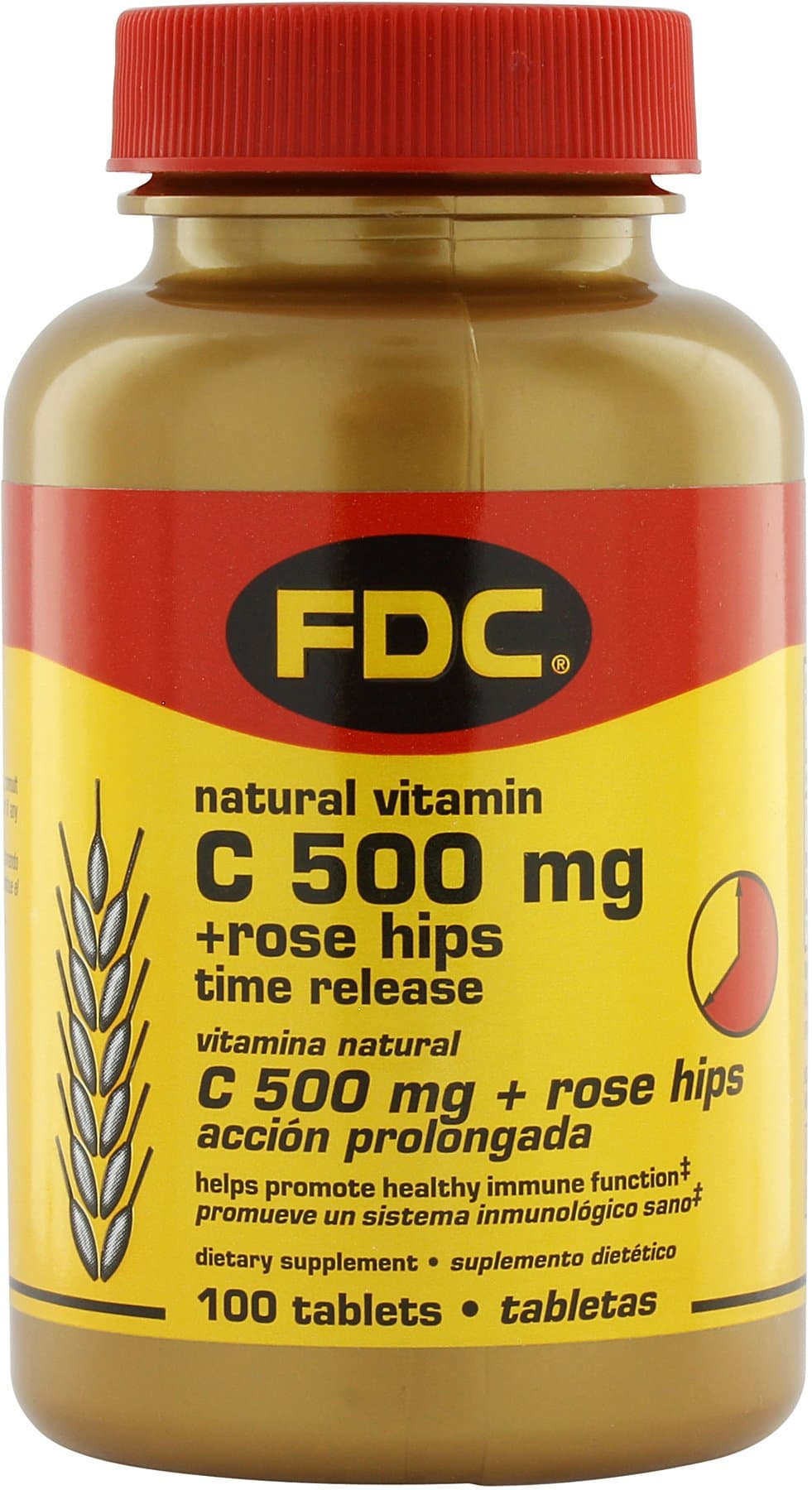 FDC Vitamin C 500 mg + Rose Hips 100 Tablets