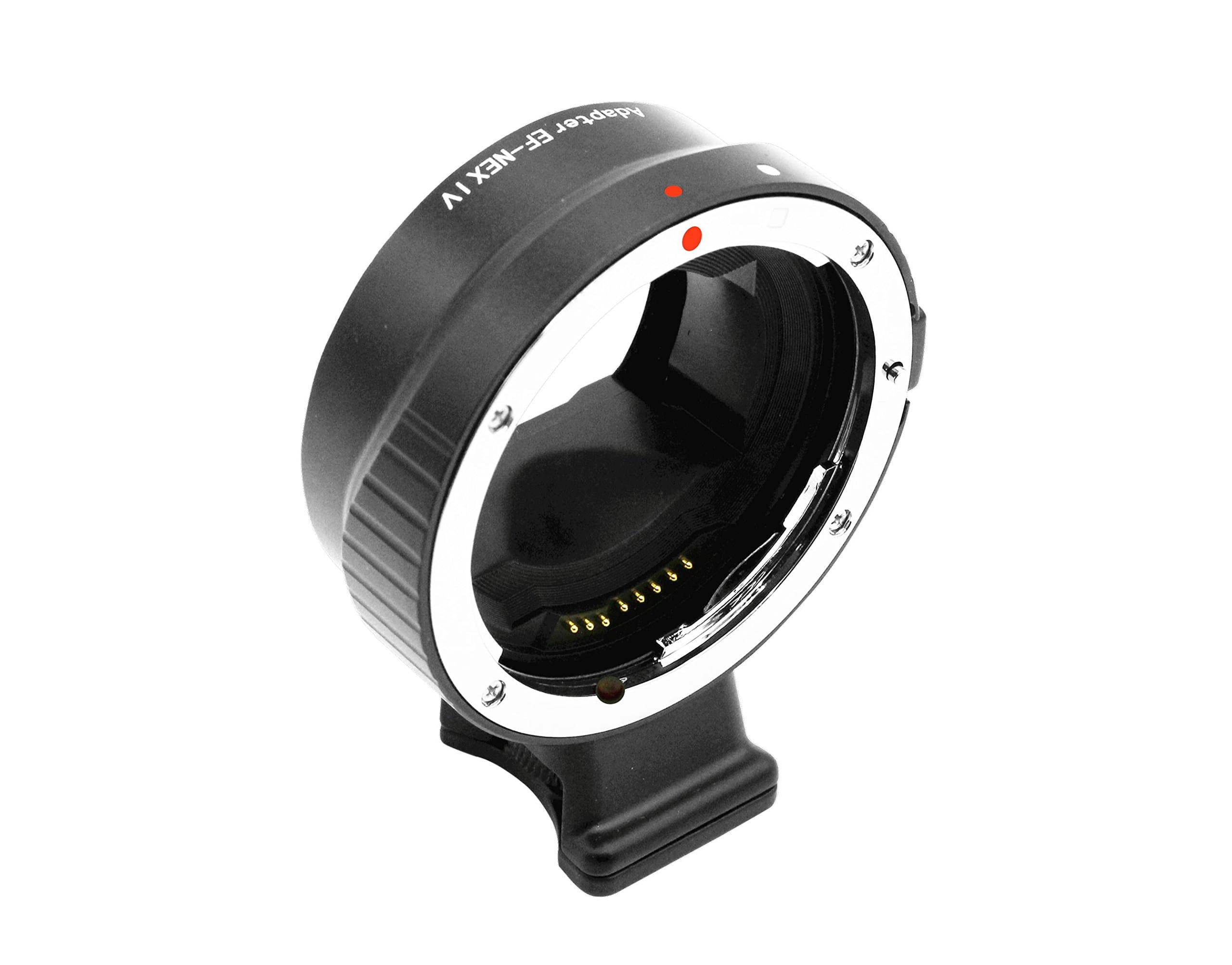 LAMZIX EF-NEX IV Generation Auto Lens Adapter is Designed for Canon EF/EFs Lens Adapt to Sony E Mount Camera Like A7 A7II A7R A7RII and Nex Series.