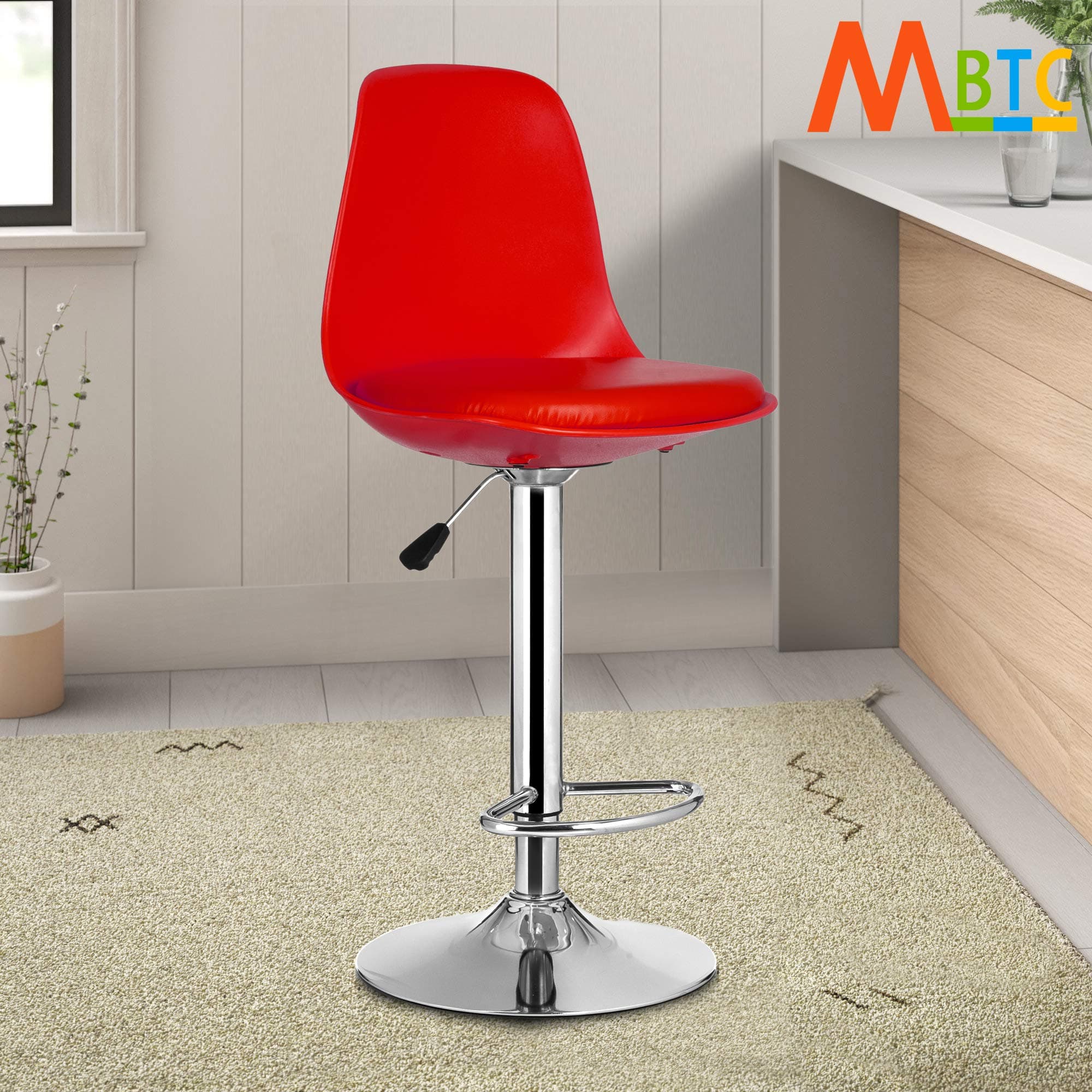 MBTC Rapid High Bar Chair/Kitchen Stool [Red]