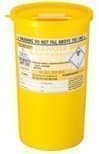 Large Sharps Bin 5 Litre Yellow Lid