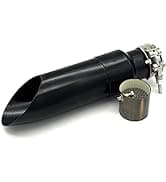 Radiant CyclesMuffler TIp Universal 1.754" Black Single Baffle