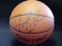Signed Rodman, Dennis Authentic Basketball autographed