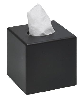 JVD Tissue Dispenser Square Box Matt Black