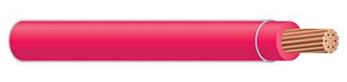 Building Wire, THHN, 8 AWG, Red, 500ft