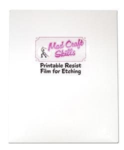 Mad Craft Skills Printable Etching Resist - 5 Pack