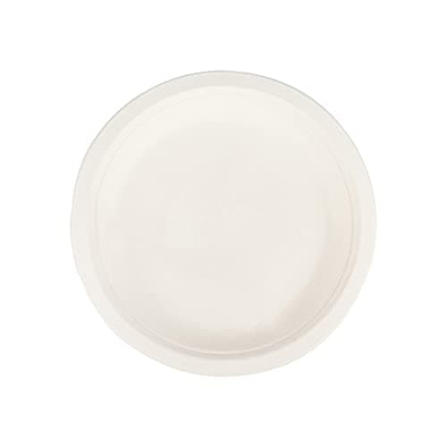 e kysa basics Disposable Bagasse Plates, 10 inches, Set of 25 pcs - Beige