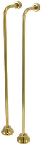 Kingston Brass CC462 Single Offset Bath Supply, Polished Brass