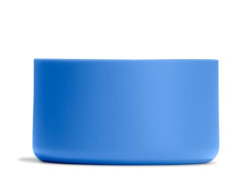 Hydro Flask Bottle Boot – Bottom Protector Sleeve – Silicone Water Bottle Accessory Medium Cascade Blue