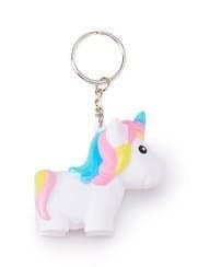 Poo-Poo Unicorn Keychain (White)