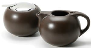 CHA Tea Cream & Sugar Set - Brown