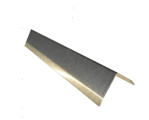 1 1/2" x 1 1/2" x 48" Stainless Steel Corner Guard, Includes Adhesive, Pack of 10 Units