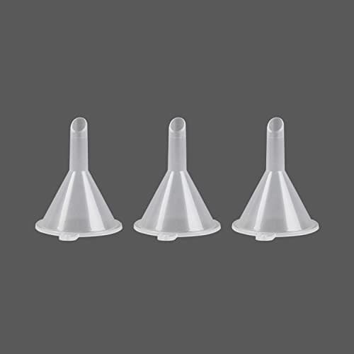Eau 15ml LDPE Plastic Thin Tip Dropper Bottles, Small Empty Squeeze Dropper Bottles (50PCS, Black Caps), BPA Free
