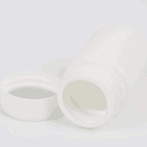 12PCS 80ML 2.7OZ White Empty Plastic Bottles with Screw Cap Solid Powder Holder Storage Box