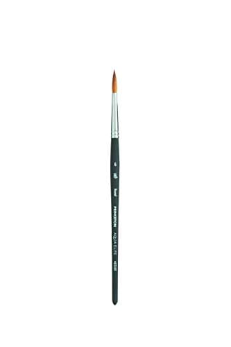 Aqua Elite Short Handle Round Paint Brush | Precise Brush for Fine Detail | Maximum Colour Holding Capacity | Even & Consistent Flow | Size - No 6