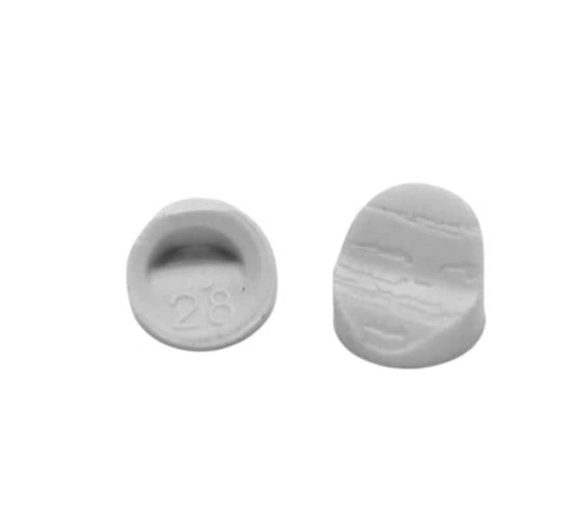 Entry Door Plugs 20-pkg for an ODL/Western Reflection Frame in White