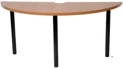 60" Half Round Cafeteria Dining Conference Table (Custom Paint Finish)