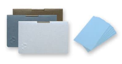 Picopad Wallet Notes with Mini Pen, Bronze-Onyx-Silver, 3 Complete Picopads Plus 6 Sticky Note Refills (WN3-Pack-BOS)