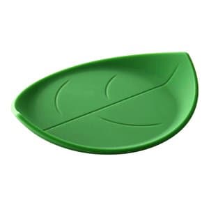 Rittai - Green Silicone Leaf Shaped Cup Coaster, Modern Kitchen Accessory