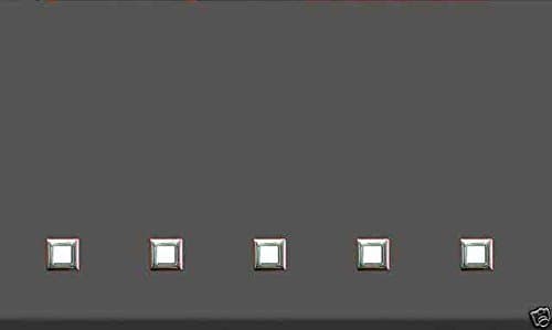 fine star ROLLER BLIND BLINDS CHROME SQUARE EYELET EDGE TRIMABLE WITH FITTING (GREY, WIDTH 120CM (47") X DROP 160CM (63"))