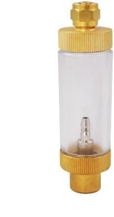 AQUATEK CO2 Brass Bubble Counter with Integrated Check Valve