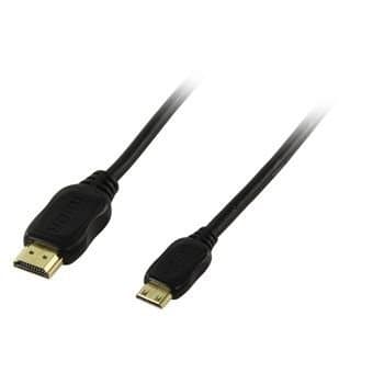Network-Trading Mini HDMI Cable [1.4a] for Fuji FinePix SL1000 / High Speed / Black - 1 meter