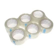 Emmner Impackt Extra Strong Clear Tape, 55 Yards Per Roll (Pack of 6 Refill Rolls) - Stronger 1.7mil, Heavy Duty Sealing Adhesive Industrial Depot Tapes for Moving Packaging Shipping,Boxes