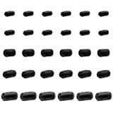 30PCS Clip-on Ferrite Core Ring Bead Anti-Interference High-Frequency Filter RFI EMI Noise Suppressor Cable Clip for USB/Audio/Video Cable Power Cord, 3.5mm/ 5mm/ 7mm/ 9mm/ 13mm Diameter