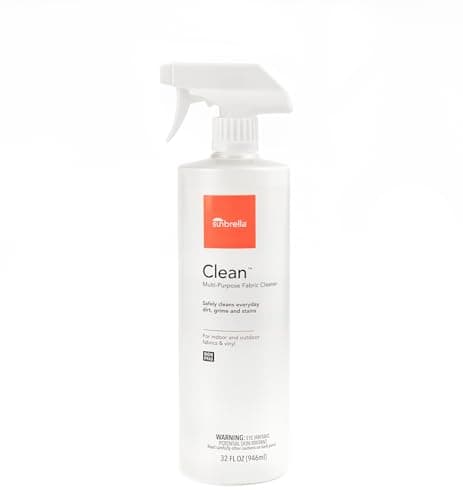 - Sunbrella Clean Multi-Purpose Fabric Cleaner | All-in-One Solution for Water-Safe Fabrics and Vinyl | Upholstery Cleaner, Removes Stains & Spills | Non-PFAS | 32 fl oz