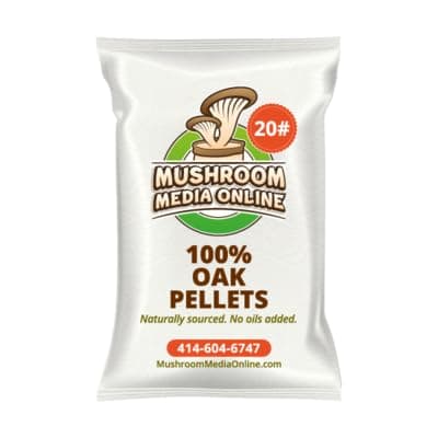 100% Oak Mushroom Pellets Substrate (20 Pounds)