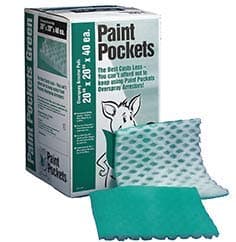 20 x 20 in Paint Pockets Green