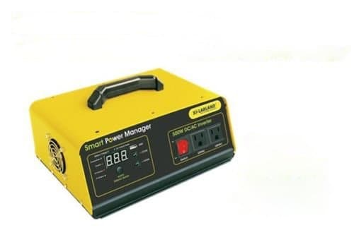 500W Inverter+ Solar/AC Charger Controller Intergrated Kit AC DC 12V USB