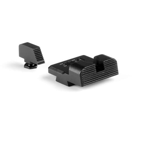 Heinie #3155L Ledge Tactical Black Sight Set for Glock
