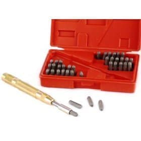 39 Piece Letter and Number Punch Tool Set