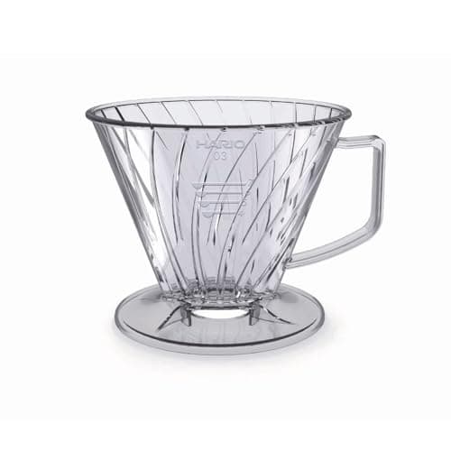 Hario Pegasus Flat Bottom Dripper, Size 03, Clear
