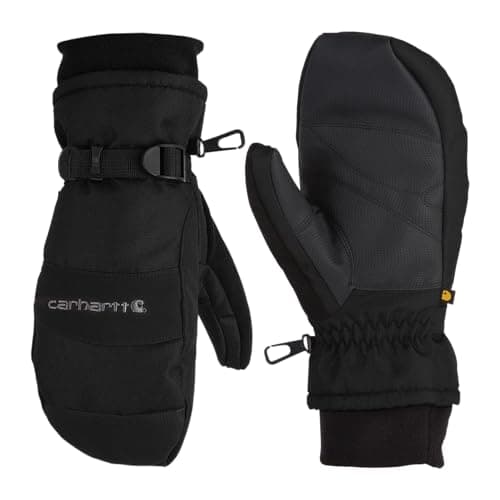 Carhartt Men's WP Mitt, Black, Small