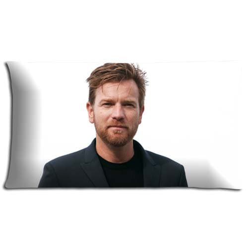 Ewan McGregor Zippered No-Shift Body Pillow Shell Cases Durable Cotton Polyester 20x36(inch) 50x90(cm)