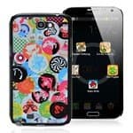 Button Art Case For Samsung Galaxy Note II