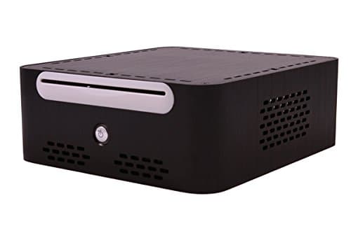 EMC-800B Slim Mini-ITX Aluminum HTPC/NAS/Server PC Case with Fanless 12v DC Power Supply
