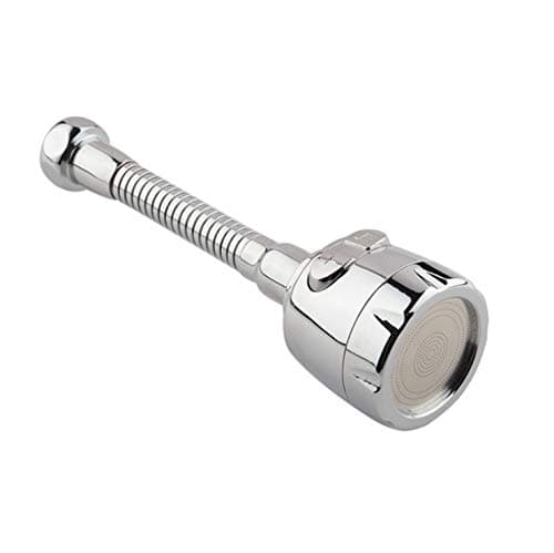Naidev Kitchen 360 rotatable Anti-Base Water Shallow Splash-Proof Faucet Activity Universal Household Booster Nozzle Sprinkle (Pack-1 Faucet Head Strong nozzel C)