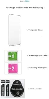 MoCoTech HD+ Edge-to-Edge Tempered Glass for Tecno Pop 9 – Full Screen Protector Guard, 9H Hardness, Anti-Scratch, Bubble Free, Case Friendly, Ultra Clear with Easy Installation Kit