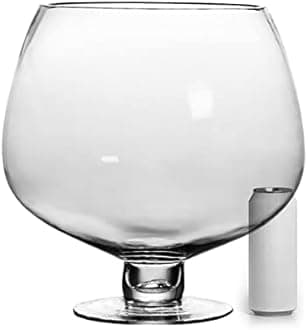 KIOP 12000 ml Oversized Crystal Glasses Brandy Glasses, Beer Glasses, Bar Wine Surprise Drinkware,4000ml